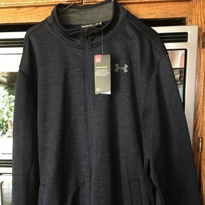 NWT Under Armour Mens XLT Zip Navy Pullover